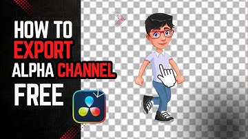 How to Export an Alpha Channel in DaVinci Resolve: Transparent Background Export