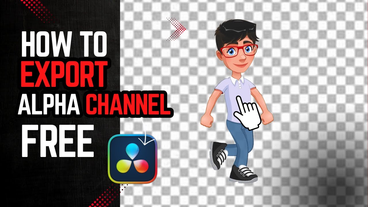How to Export an Alpha Channel in DaVinci Resolve: Transparent ...