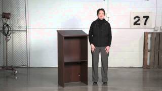 Oklahoma Sound 70 Adjustable Height Speaker Stand Lectern Safco Stand-up Lectern