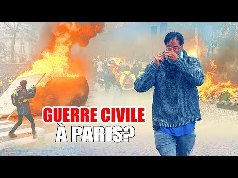 GILETS JAUNES : GUERRE CIVILE À PARIS?? ça tourne mal (vraiment!)