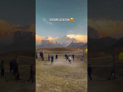 With a view like this, both teams win!📍Kyrgyzstan, Lenin Peak Base Camp 📹IG: @oliverforan #Olympics