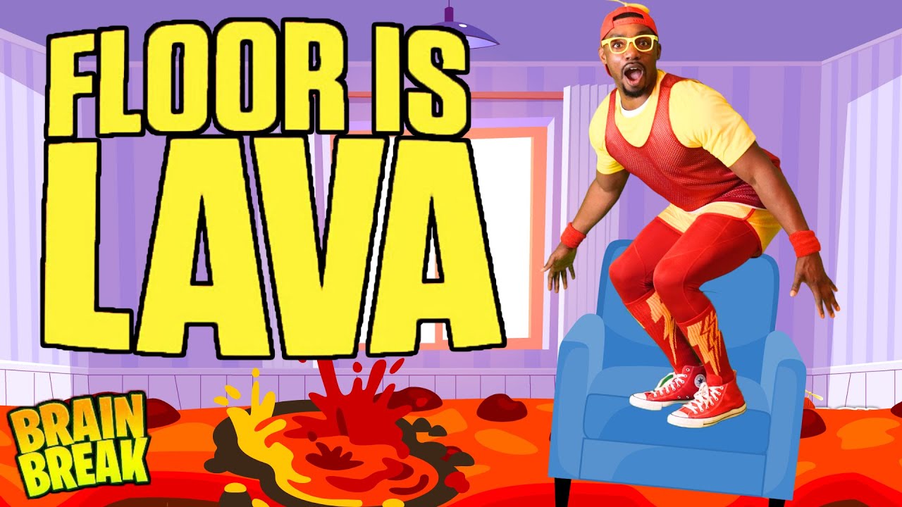 "The Floor is Lava Song!" 🌋| Kids Brain Break Activity | Freeze Dance ...