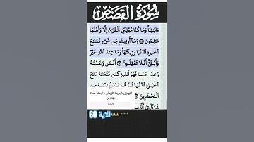 سورة القصص الآية 60 #قرآن #quran #islam #islamicstatus