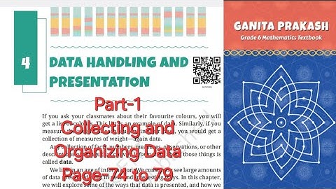Class 6 Maths | Chapter-4 | Data Handling and Presentation | Part-1 | GANIT PRAKASH | New NCERT