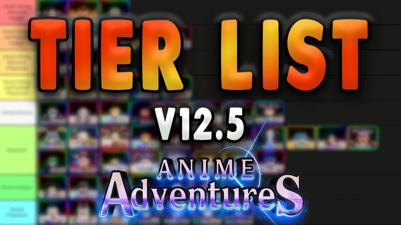 NEW Update 12.5 Anime Adventures Tier List * Who You Should Summon For? NEW  META UNITS? 