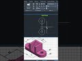 3D Practice Tutorial AutoCAD😱 #autocad #viralshort @cadmasteryy