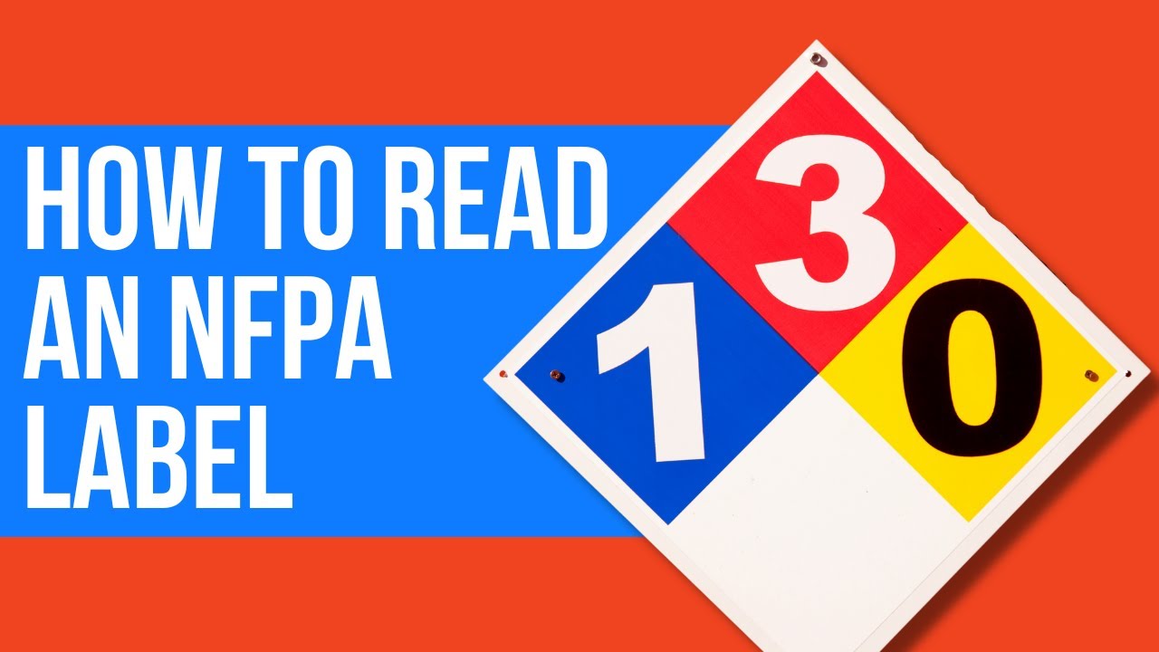 Ehs Training How To Read An Nfpa Label Youtube