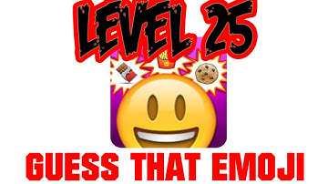 Guess That Emoji Level 25 - All Answers - Walkthrough ( By IcySpark )