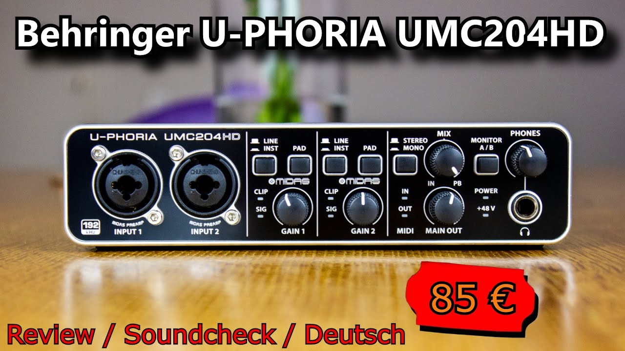 Low Budget Interface Review und Soundcheck | Deutsch 