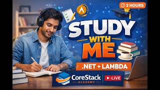Study With Me LIVE (2 Hours) | .NET + AWS Lambda Hands-On Coding