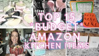 TOP 15 AMAZON KITCHEN ITEMS//BUDGET FRIENDLY