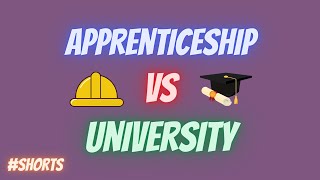 University Vs Apprenticeships: university debt #shorts #careeradvice #studenttips