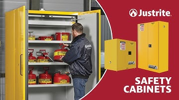 Protect People and Property in the Event of a Fire: Justrite Safety Cabinets for Flammables