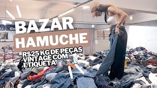 BAZAR HAMUCHE | MELHORES BRECHÓS DE SÃO PAULO | R$25 kg das roupas, peças vintages novas c/ etiqueta