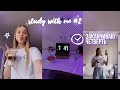 STUDY WITH ME №2 // мотивация на учёбу // закрыла четверть