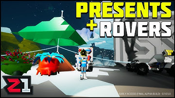 Adding Presents and Building Rovers! Astroneer Gameplay | Z1 Gaming