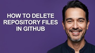 How to Delete Repository Files In Github - KevinHowTo
