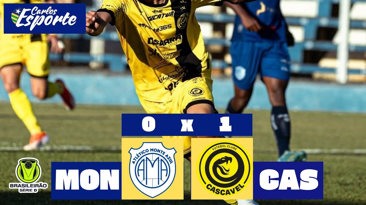 Monte Azul x Cascavel, melhores momentos. Brasileiro série D 2025 ...