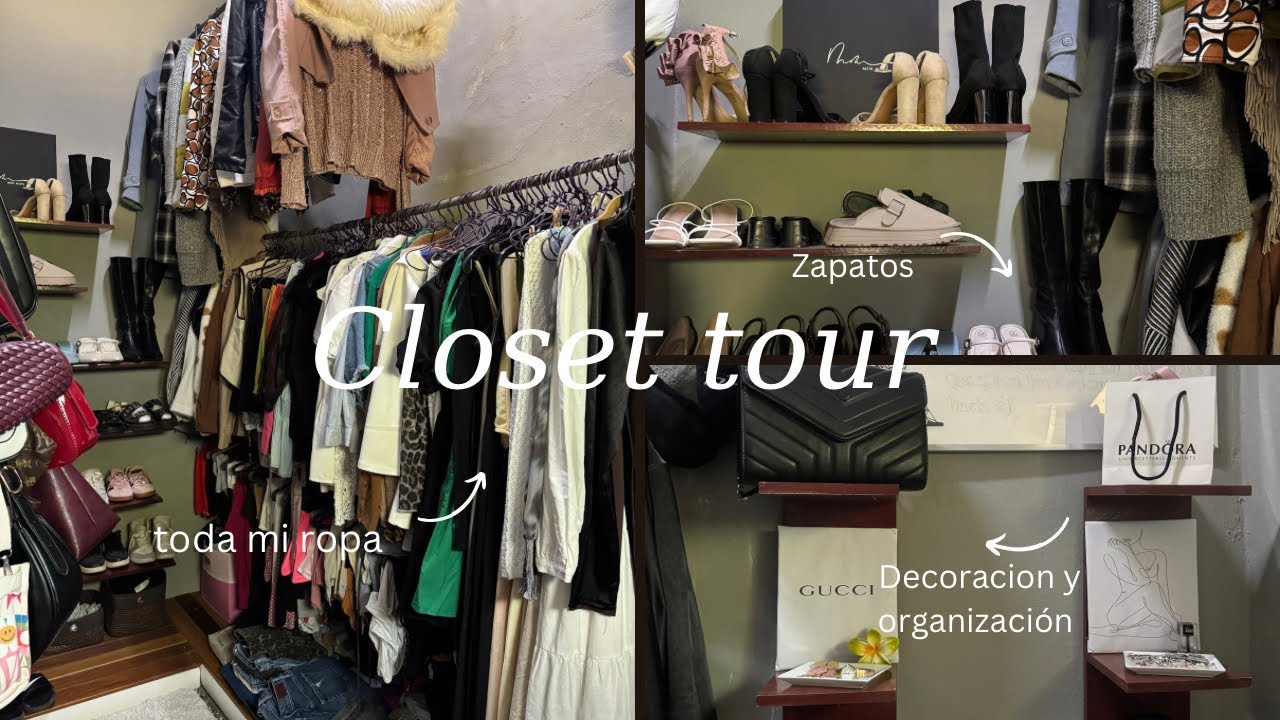 CLOSET TOUR ( les muestro toda mi ropa ) 👗🛍️👛