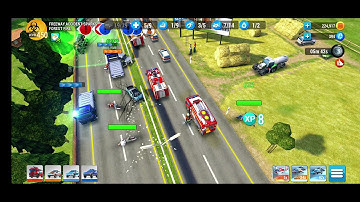 Emergency HQ - Level 450 - Freeway accident sparks forest fire!