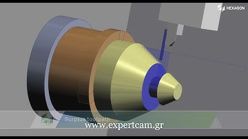 EDGECAM 2022 Rough Grooving Cycle Stock Aware