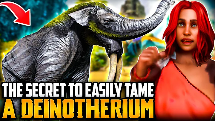 The Secret To Easily Tame A Deinotherium In Ark Survival Ascended