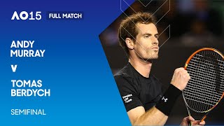 Andy Murray v Tomas Berdych Full Match | Australian Open 2015 Semifinal