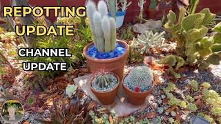 Transplant Update - Mexican Fire Barrel, Lemon Coral Sedum, Totem Pole Cactus & Channel Update