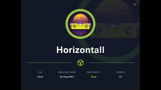 HTB Horizontall Walkthrough, CVE-2019-19609, CVE-2021-3129 exploit