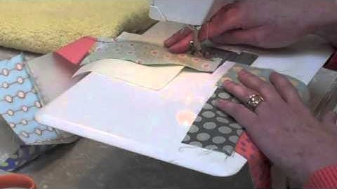 CRAZY LOG CABIN -- Chain Piecing Tips (#16 of 22) - LearnHowToQuilt.com CLASSES