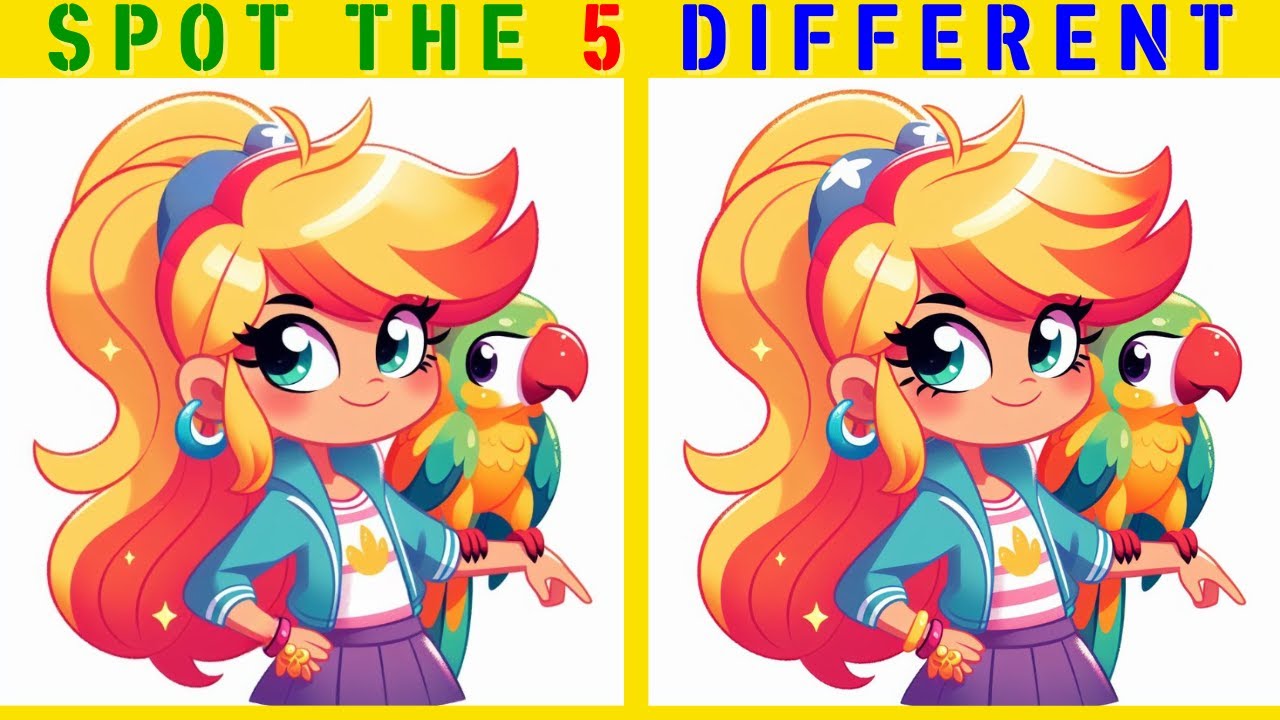 【Spot the Difference】 Discover 5 hidden differences and be amazed ...