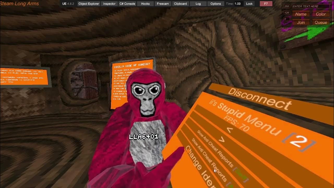 The best mod menu in gorilla tag history iis stupid menu youtube