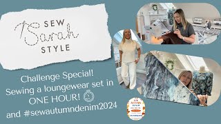 Can I sew a loungewear set in an hour? Plus a denim challenge and styling series