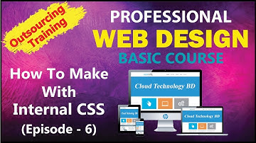 How to Make Table With Internal CSS -  (Internal CSS Table) - Part - 6 || Cloud Technology BD