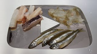 실버버튼으로 가오리에게 먹이를 줘봤습니다~ Feeding sea fish with youtube silver button  [리틀해수인TV]