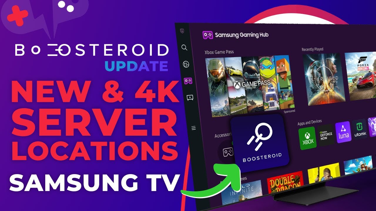 Samsung Gaming Hub Adds Boosteroid Cloud Gaming Service