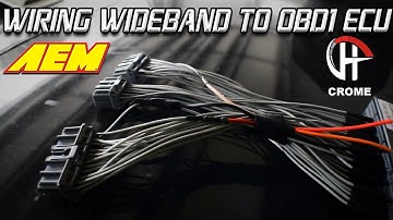 Connecting Wideband o2 to OBD1 P28 ECU For Crome/HTS Honda Civic