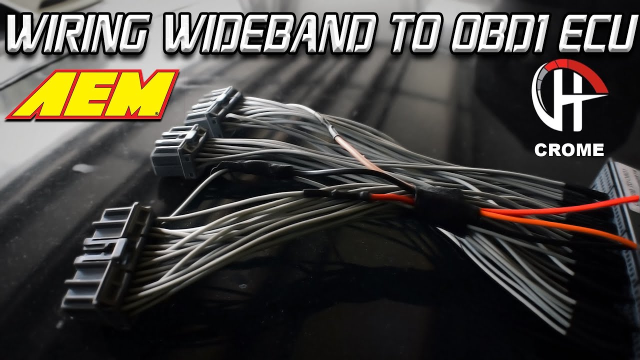 Подключение широкополосного O2 к OBD1 P28 ECU для Honda Civic Crome/HTS