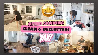 EXTREME CLEAN WITH ME || CLEANING MOTIVATION || AFTER CAMPING UNPACK & CLEAN