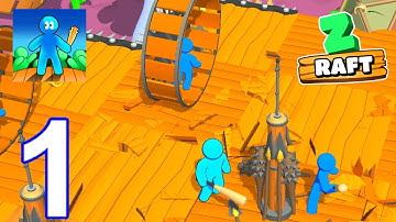 Zombies Raft 🧟‍♂️ - Gameplay Walkthrough Part 1 (Android,ios)