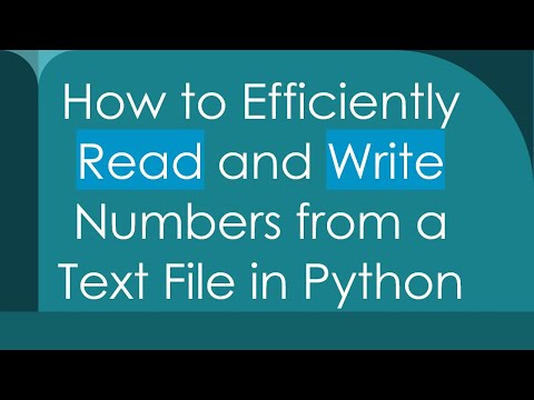 How to Efficiently