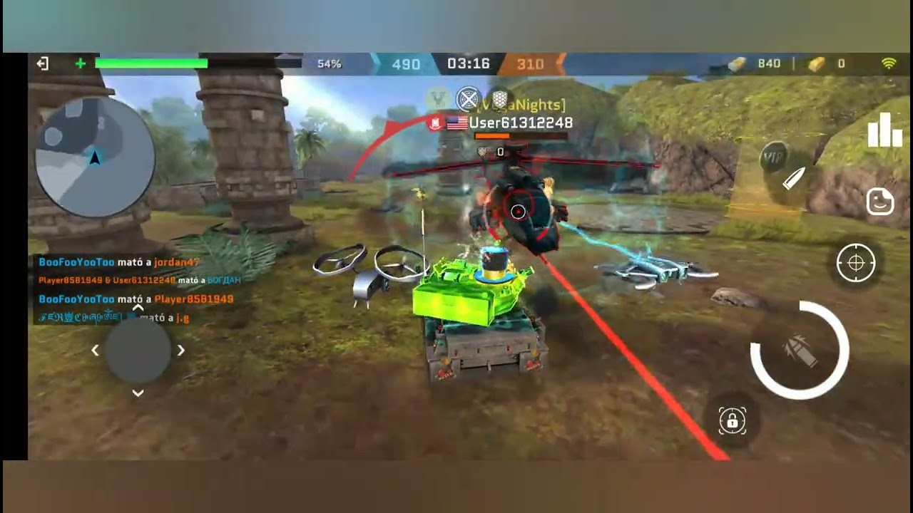 USO EL AERODESLIZADOR PARA GANAR PUNTOS DE HABILIDAD.