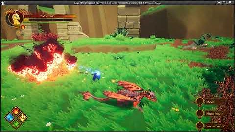 Glyde The Dragon™: Prologue - Fire Interaction with environment!