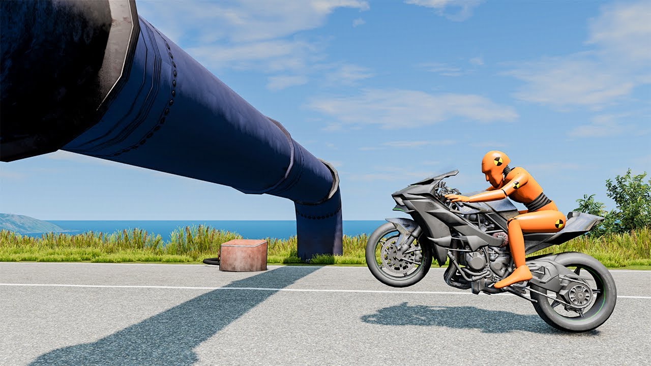 Cars vs Low Pipes #7 - BeamNG DRIVE | SmashChan