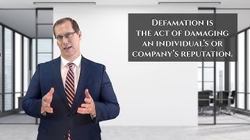 What is Defamation vs Libel vs Slander? | Bloodworth Law