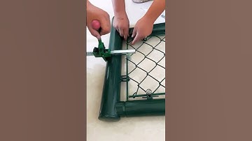 Assembly process of fence protective net- Good tools and machinery make work easy