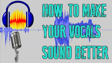 How to make your vocals/commentaries sound better || Audacity Tutorial