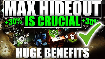 MAXING YOUR HIDEOUT IS CRITICAL! Escape From Tarkov