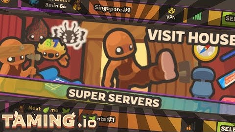 [TAMING.IO] NEW UPDATE, CRAFTING SYSTEM AND SUPER SERVERS!
