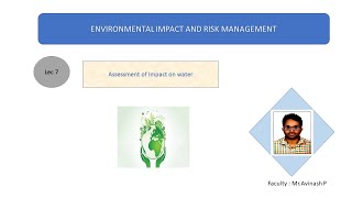 Assessment of Impact on Water